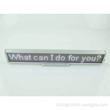 White Colour LED Desktop Display (BST-B16128AW)